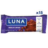 Chocolate Cupcake Flavor Gluten Free Snack Bars, Protein Bars, 15Ct