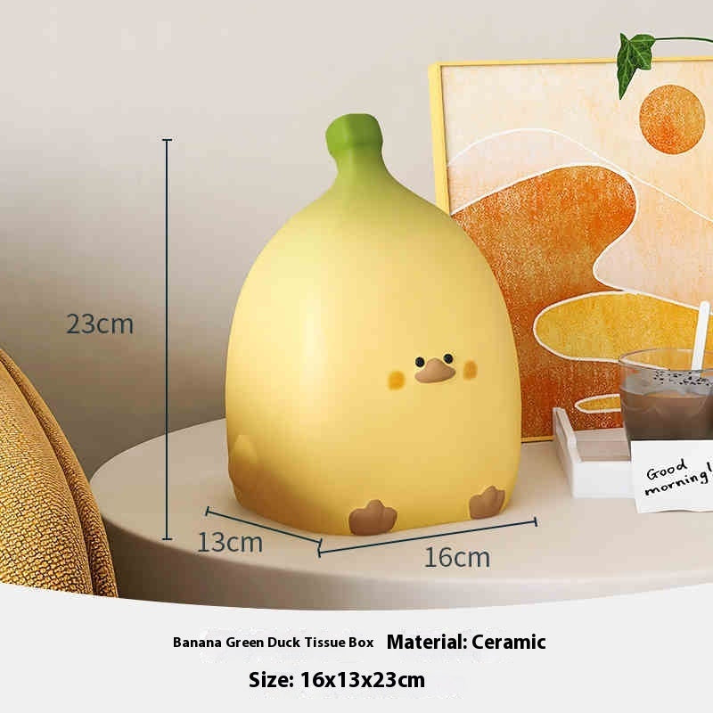 Ceramic Tissue Box Living Room Coffee Table Bedside Table Decoration