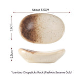 Chopsticks Shelf Ceramic Hotel Table Setting Chopsticks Holding Shelf Chopstick Rest Household Restaurant