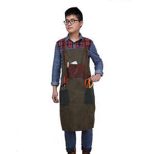 Craftsman Apron Designer Coffee Shop Canvas Apron Work Apron Bag