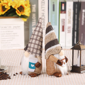 Coffee Rudolf Faceless Doll  Doll