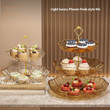 Multi-layer Fruit Coffee Table Candy Plate Living Room Home Snack Plate Points