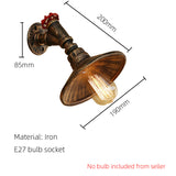 Coffee Shop Restaurant Water Pipe Wall Lamp