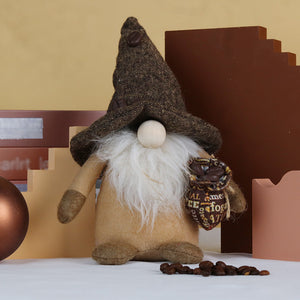 Fashion Coffee Bean Rudolf Doll Decoration