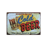 Retro Nostalgic Iron Sheet Painting Coffee Style Bar Coffee Shop