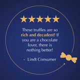 Lindor Assorted Dark Chocolate Candy Truffles, 15.2 Oz. Bag