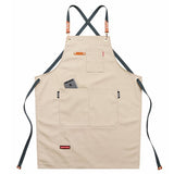 Denim Canvas Apron Restaurant Baking Barber Men's And Women's Work Clothes