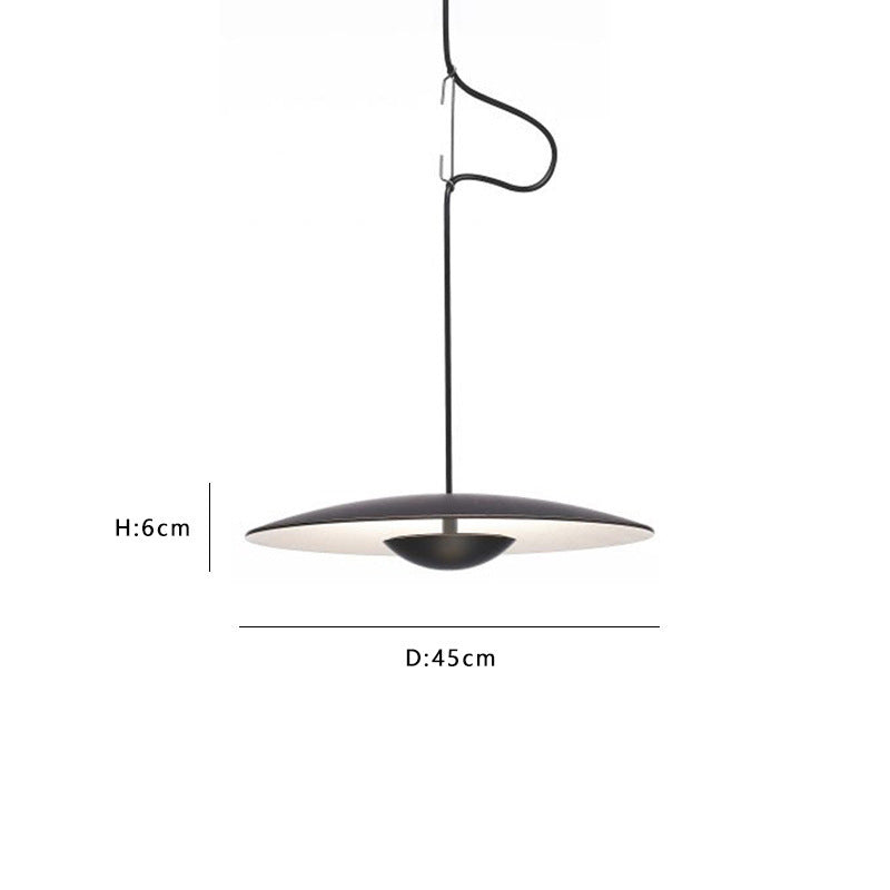Nordic Simple Creative Restaurant UFO Chandelier Living Room Designer Sample Room Lamps