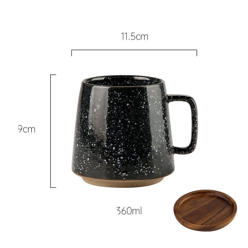 Creative Retro Ceramic Cup Office Tea Home Large-capacity Coffee