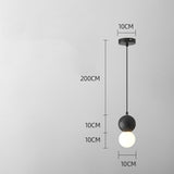 Nordic Restaurant Chandelier Personality Creative Terrazzo Bar Bedside Macarons Decoration Cafe Lamp