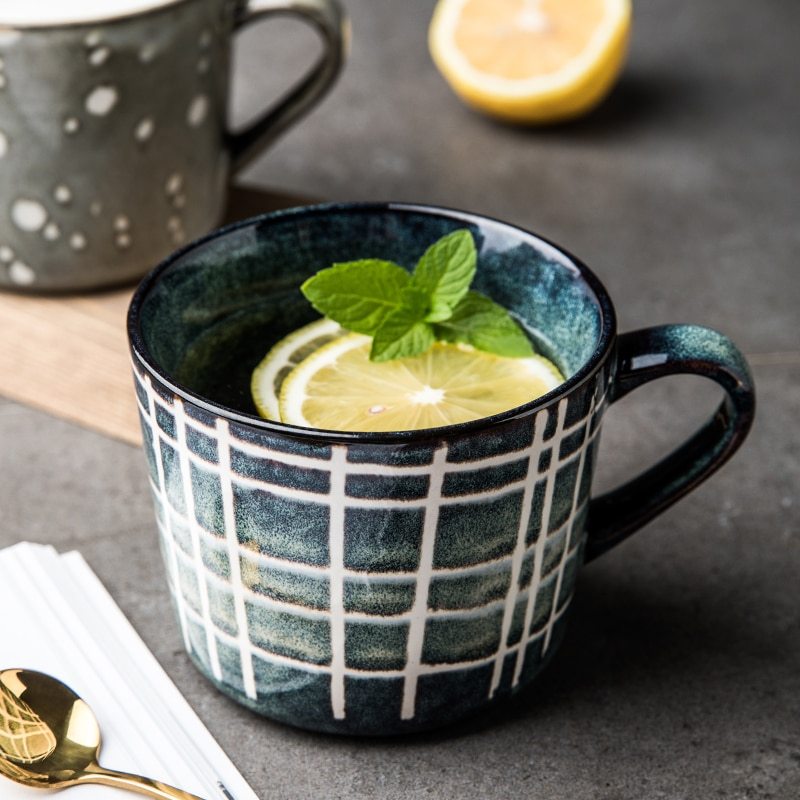 Style Ceramic Coffee Cup Mug Home Drinking Cup