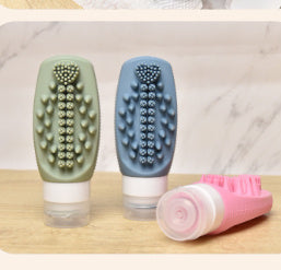 Silicone Travel Sub-bottle Multifunctional Massage Bottle Portable Bottle
