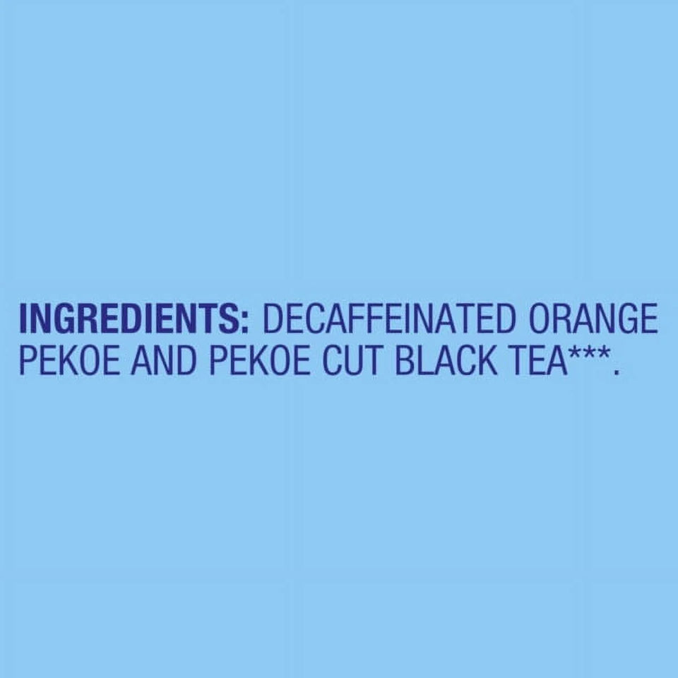 Family Sized Iced Unsweetened Black Tea, Decaffeinated, Tea Bags 24 Count Box