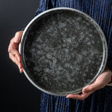 Ceramic Western Cuisine Plate Nordic Style Steak Plate Italian Pasta Dish Household Dinner Plate Restaurant Dessert Flat Ware