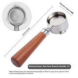 51mm Coffee Machine Handle Modified Solid Wood Handle