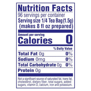 Family Sized Iced Unsweetened Black Tea, Decaffeinated, Tea Bags 24 Count Box