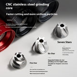 External Adjustment Manual Grinding Machine Steel Core Seven-star Household Coffee Grinder Outdoor Portable