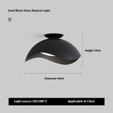 Nordic Restaurant Chandelier Post-modern Creative Wood Grain UFO Island Table Lamp