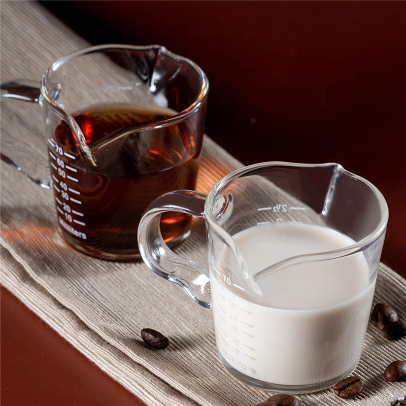 Double-Mouth Milk Cup Coffee Milk Cup Espresso Glass Coffee
