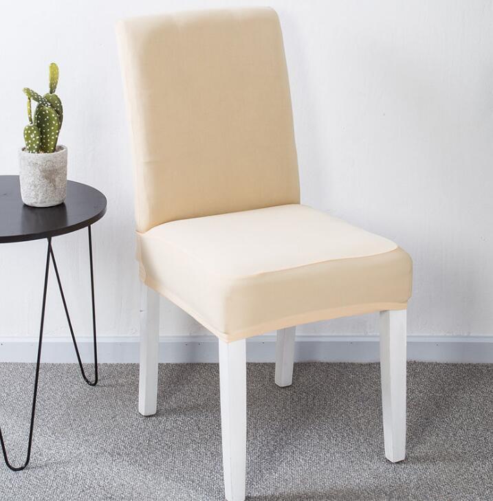 Solid color elastic one-piece chair cover restaurant hotel hotel custom cover cover household conference universal chair cover stool