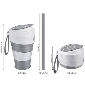 450ml Multifunctional folding coffee cup