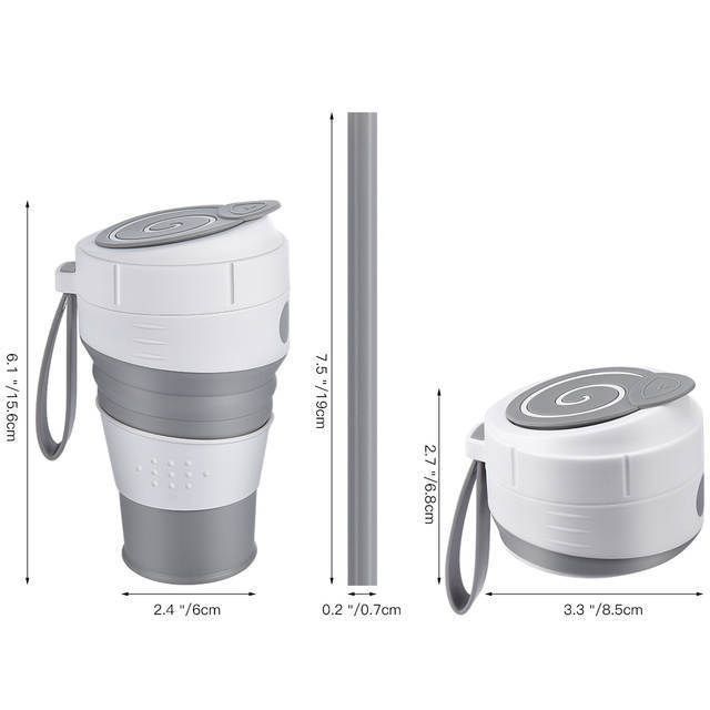 450ml Multifunctional folding coffee cup