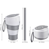450ml Multifunctional folding coffee cup