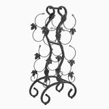 8-Bottle Freestanding Metal Wine Rack, Portable,4-Tier For Desktop,Restaurant,Wine Cellar