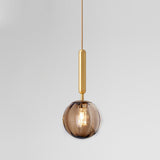 Glass Small Droplight Restaurant Bar Cafe Model Room Bedroom Bedside Lamp