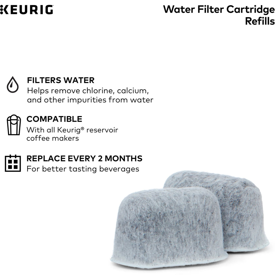 2 Pack Water Filter Refill Cartridges, 2 Count