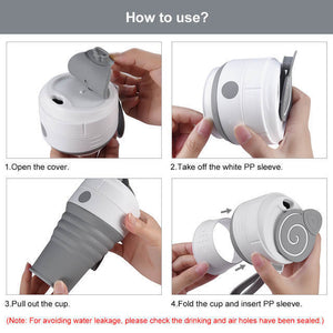 450ml Multifunctional folding coffee cup