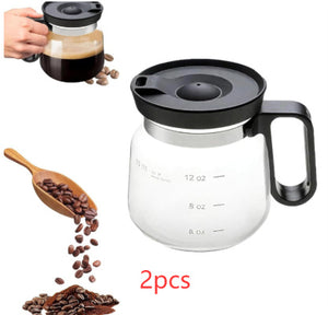 16 Oz Glass Coffee Cup Coffee Pot Style
