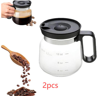 16 Oz Glass Coffee Cup Coffee Pot Style