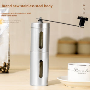 Household Portable Hand Crank Coffee Bean Grinder