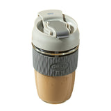 Double Drinking Straw Glass Student Simple And Handy Coffee Cup Home Portable