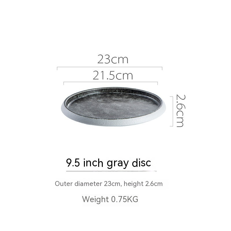 Ceramic Western Cuisine Plate Nordic Style Steak Plate Italian Pasta Dish Household Dinner Plate Restaurant Dessert Flat Ware