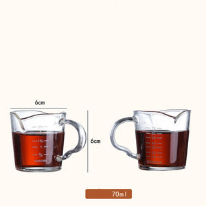 Double-Mouth Milk Cup Coffee Milk Cup Espresso Glass Coffee