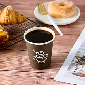400 Pack 8Oz Paper Cups Disposable Coffee Cups Hot/Cold Drinking Cups
