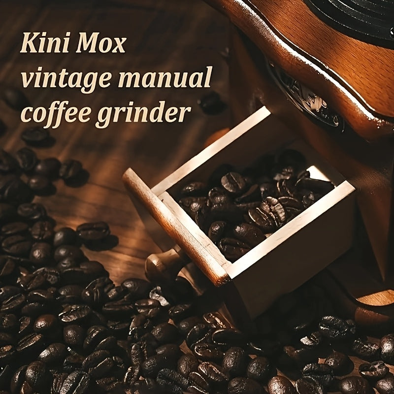 Manual Coffee Grinder, Coffee Bean Grinder Manual Coffee Grinder Roller, Antique Coffee Mill With Cast Iron Hand Crank Best For Drip Coffee, Espresso, French Press, Cold & Turkish Brew