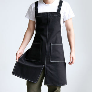 Cowboy Apron Korean Style Personality Barista Tea Shop