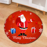 Home Anti-slip Round Floor Mat Living Room Coffee Table Bedroom Carpet