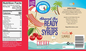 Snow Cone Syrup