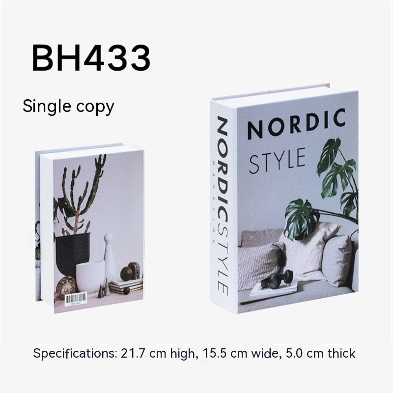 Fake Book Artificial Book Decoration Model Room Internet Coffee Study Desktop Decoration