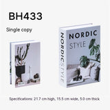 Fake Book Artificial Book Decoration Model Room Internet Coffee Study Desktop Decoration