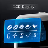 LCD Display, Automatic Drip Coffee Machine With Grind, HAUSWIRT Coffee Maker With Grinder, Grind And Brew Coffee Maker, Compatible For Bean Ground Coffee And Tea