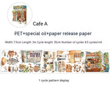 Sticker PET Tape For Landscaping Whole Roll Coffee Shop