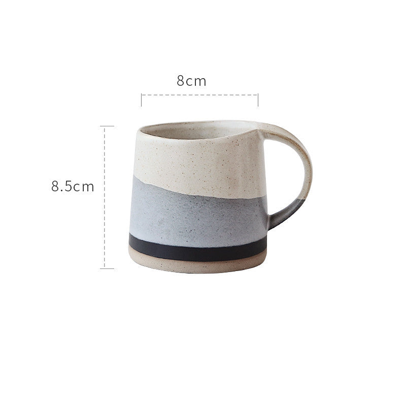 Retro Mug Couple Breakfast Home Coffee Cup