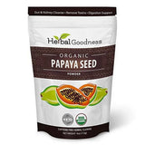 Papaya Seed Powder - Digestive Enzyme Support, Gut Health, Kidney Detoxification, 4 oz, Herbal Supplement