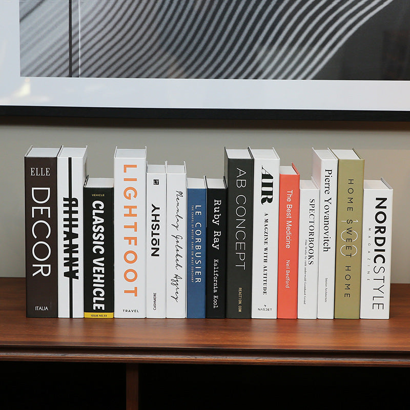 Fake Book Artificial Book Decoration Model Room Internet Coffee Study Desktop Decoration