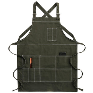 Printing Flower Shop Denim Apron Overalls